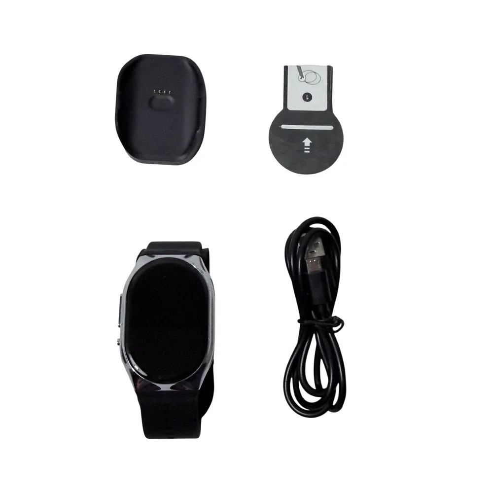 YHE BP Doctor Smart Watch Y001S Bright Silver iOS Android Health Tracker Boxed